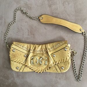 Guess yellow crossbody purse
